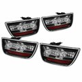 Spyder LED Tail Lights for 2010-2013 Chevy Camaro - Black 5032188